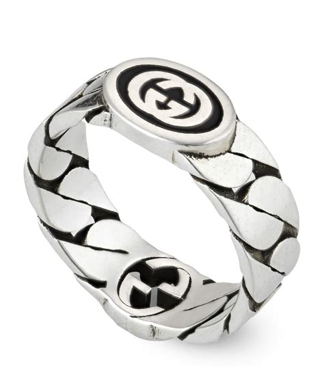 gucci camillia ring|designer gucci silver rings.